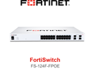 FS-124F-FPOE Layer 2 switch controller compatible PoE+ switch with 24x 1G RJ45 with PoE+ and 4x 10G/1G SFP+/SFP ports and 1x RJ45 console port. Max 370W PoE output limit with smart fan/temperature control.  