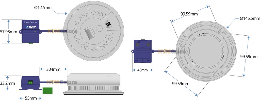 AKCP - SK00 - Smoke Detector 